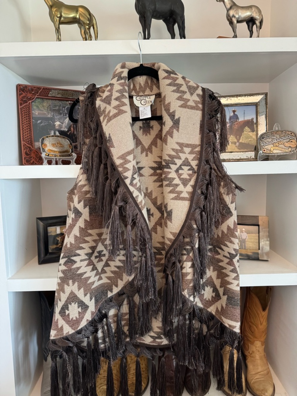 Cripple Creek Western Fringe Vest